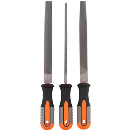 Металлические напильники Werckmann, 3 шт., Набор стальных инструментов, ВЫСОКОЕ КАЧЕСТВО