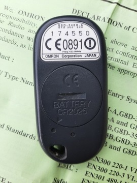 Пульт HONDA 348H-A.ETS 300 220 OMRON 2шт.