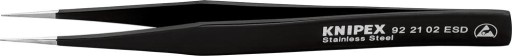 Пінцет ESD універсальний нержавіюча сталь 128мм 92 21 02 ESD KNIPEX