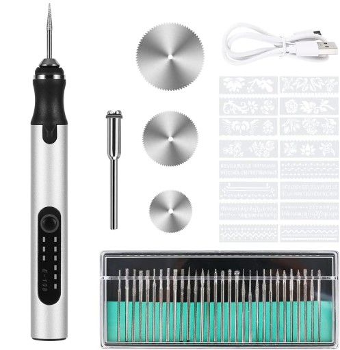 Ручка з гравіюванням Багатофункціональна електрична ручка для гравіювання 52 шт.