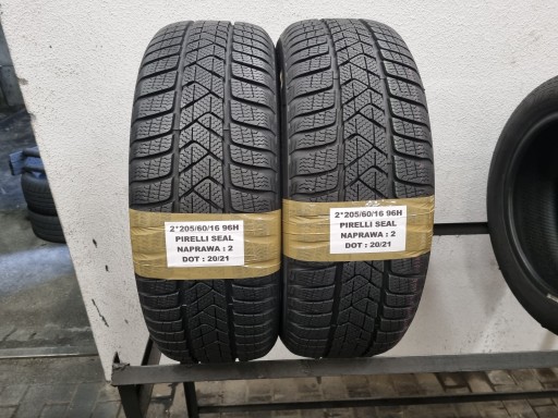 Pirelli Winter SottoZero 3 205 60 16 96H PAIR 2PCS SEAL INISDE DOT.2021/20