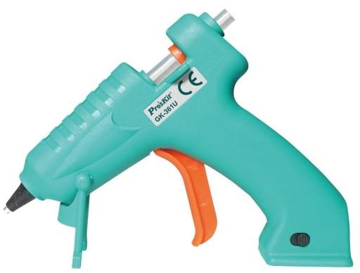 Аккумуляторный клеевой пистолет мощностью 8 Вт, стержни 7 мм.