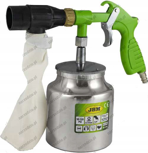 Пескоструйный пистолет с корундом и контейнером