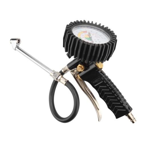 Пістолет для накачування з манометром, 63 мм, довж