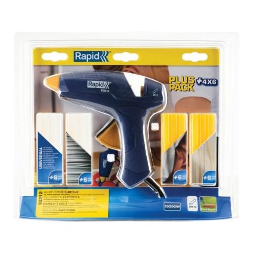 Клейовий пістолет Rapid EG212 з клеєм