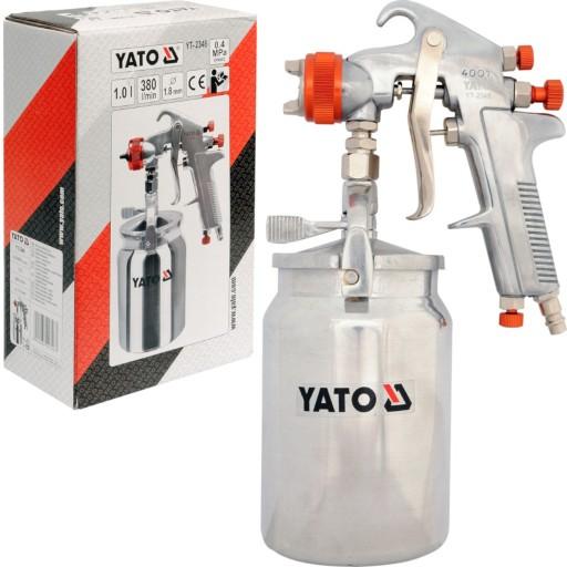 Фарбувальний пістолет 1л 1,8 мм YT-2346 YATO