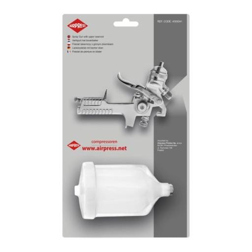 Пістолет-розпилювач Airpress з верхнім баком