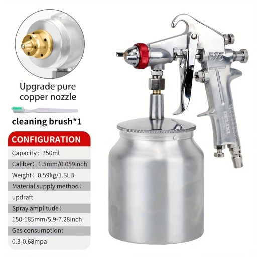 Фарборозпилювач Високопродуктивний пневматичний пістолет W71