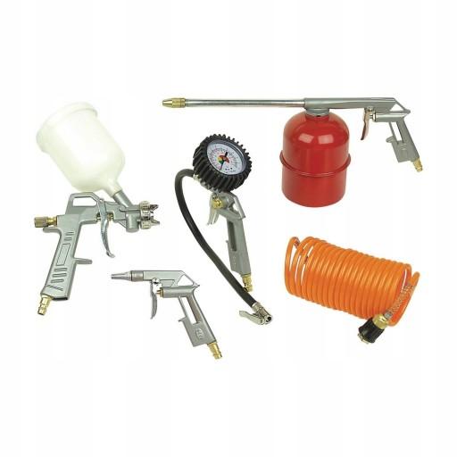 Краскопульт, манометр, пневматический комплект