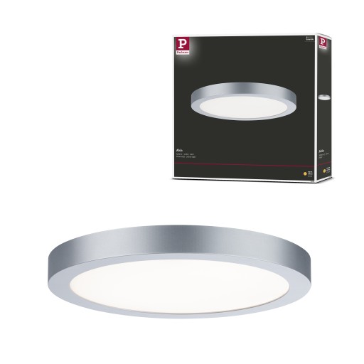 ABIA Світлодіодний стельовий світильник 22W 2200lm круглий 300mm 2700K IP20 230V матовий хром / tw