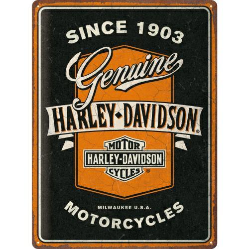 Металлический постер 30x40 Harley-Davidson Ribbo