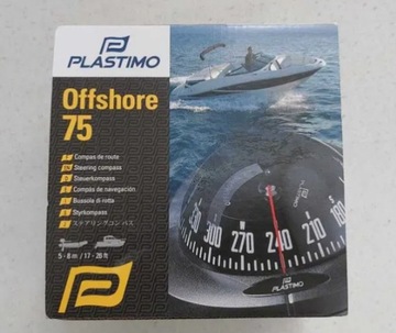 Plastimo - Offshore Compass 75 Flush Black