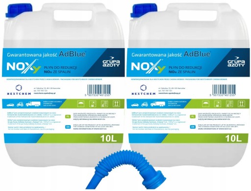 Рідина AdBlue Noxy 10L X2 воронка ad Blue набір 20L