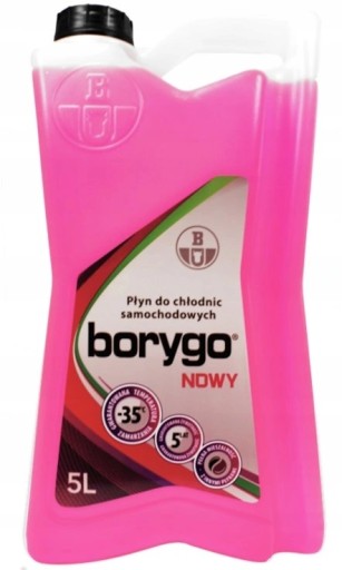 BORYGO охлаждающая жидкость розовая 5 л