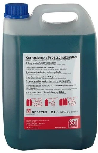 Охлаждающая жидкость 5л, синяя, качество G11, финальная