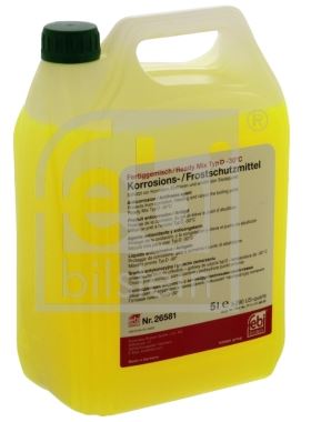 Охлаждающая жидкость 5л зеленый/желтый ГОТОВАЯ СМЕСЬ -