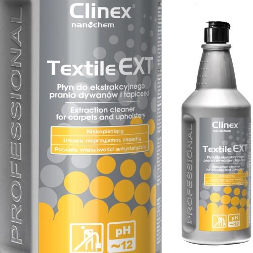 Clinex Textile рідина для килимів і оббивки 1 л