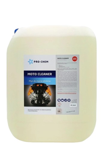 Жидкость для мойки моторов Pro-Chem Moto Cleaner 10 л обезжириватель для смазки