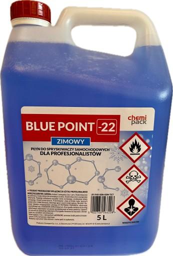 Жидкость Bluepoint зимняя -22 5л- ПОДДОН 108 ШТ.