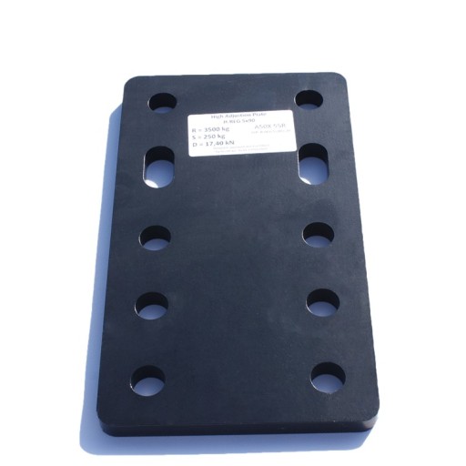 Пластина для регулировки высоты шара фаркопа, расстояние 5x90 мм.