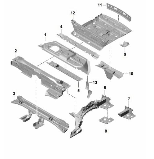 PAB802069AGRV - Накладка пола багажника PORSCHE CAYENNE PAB802069AGRV