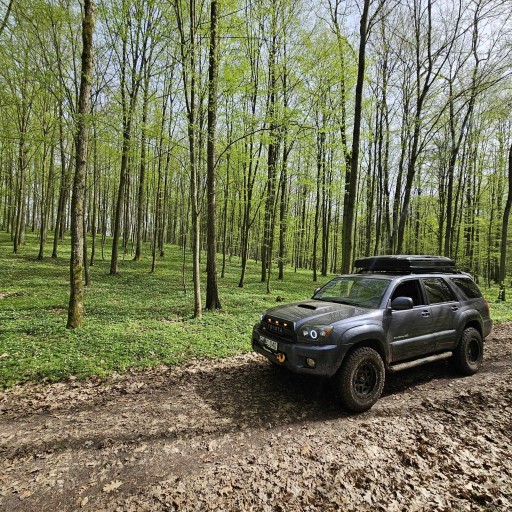 Накладка на лебідку для оригінального бампера 4Runner 4-го покоління