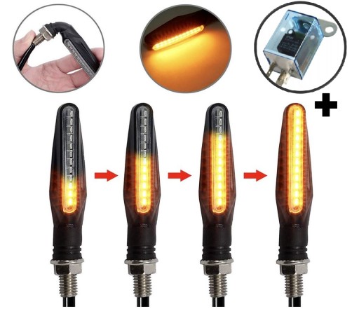 Плаваючі покажчики повороту 12LED 4 шт.