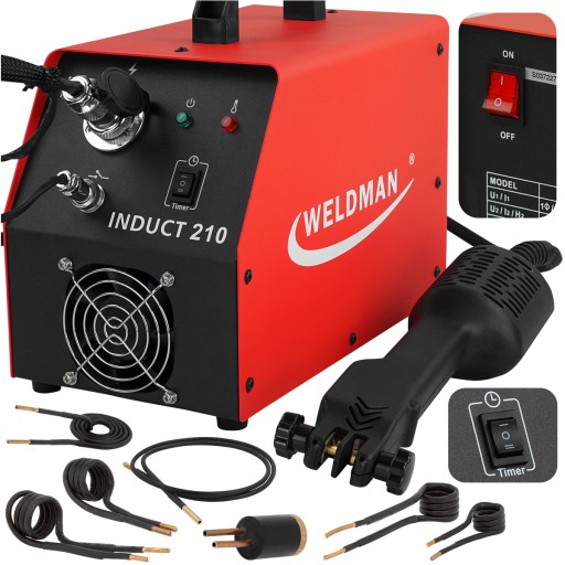 Винтовой нагреватель Индукционный нагреватель Нагреватель Weldman Induct 200