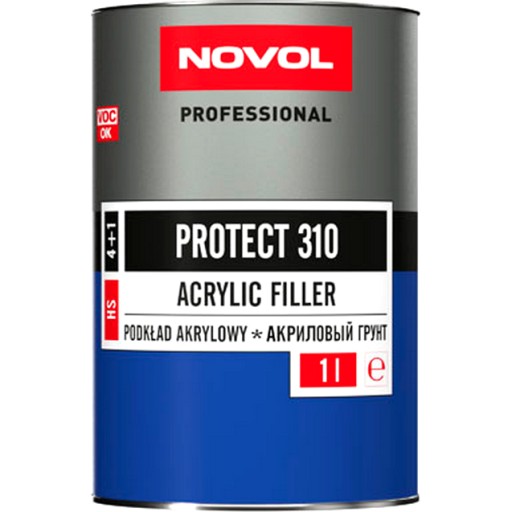 Акриловий праймер HS NOVOL Protect 310 білий 1л комплект