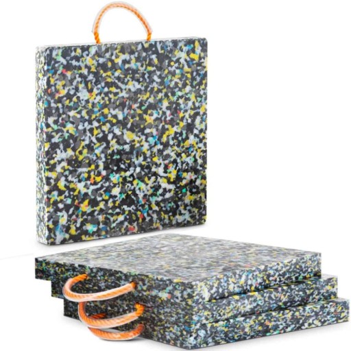 10061912 - Квадратна стабілізуюча накладка для лап крана 40 х 40 см до 12