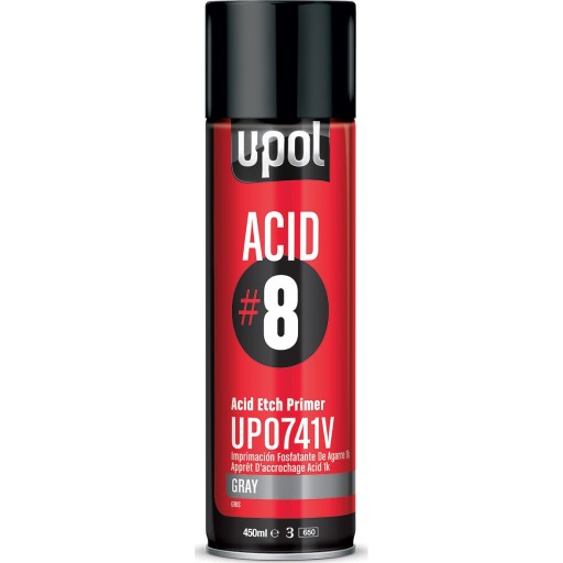 Грунтовка для травлення UPOL ACID 8 сірий спрей 450 м