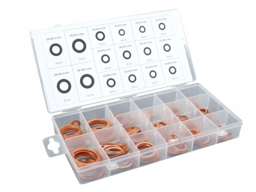 Медные шайбы, 150 шт.