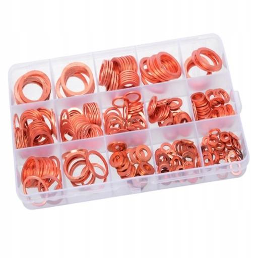 Шайби мідні, 280 . 12 розмірів