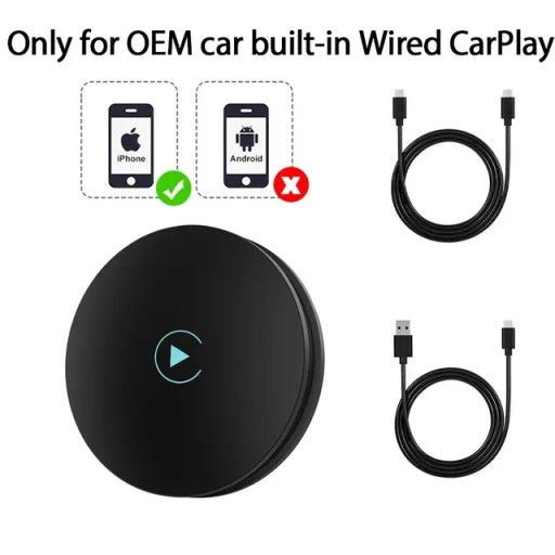 Підключений до бездротової Carplay Auto MINI ai Box