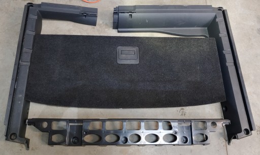 3C9863463 - Пол багажника Vw Passat B6 универсал 05-10r