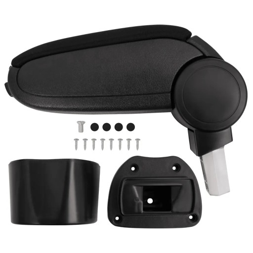 Подлокотник ABS для NISSAN JUKE, черный, 14,5x31,5x(30-48)см