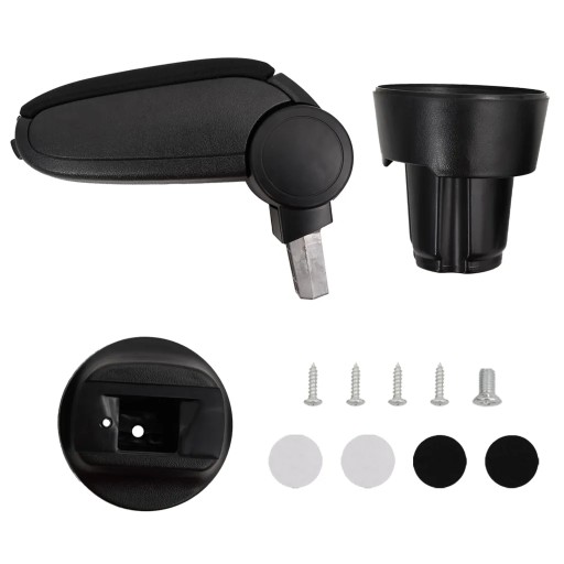 Подлокотник автомобильный черный 13x33x (33-49) см Volkswagen UP