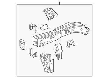 Лонжерон правый и др. Cadillac XT5 84526299