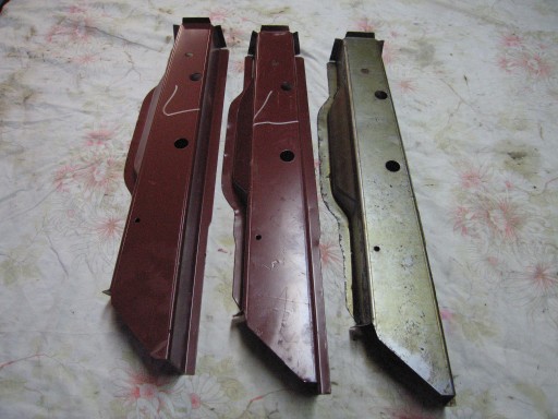 000016 - Задний левый лонжерон Fiat 125p, Polonez