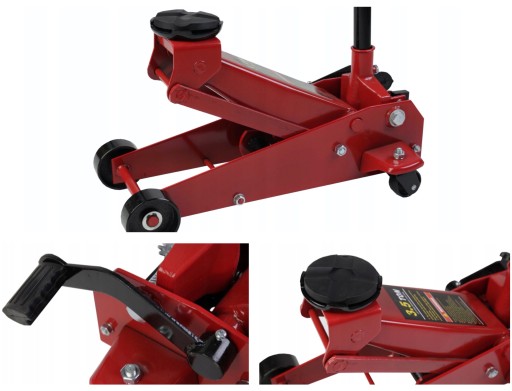 Домкрат 3,5 т. Автомобильная лягушка + резина + сильная педаль