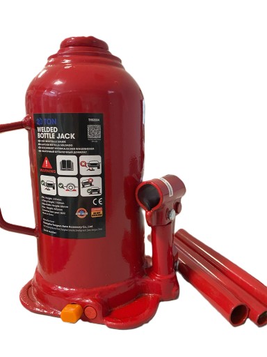 Пляшковий підйомник 20 000 кг AIRPRESS 72149-1 (червоний)