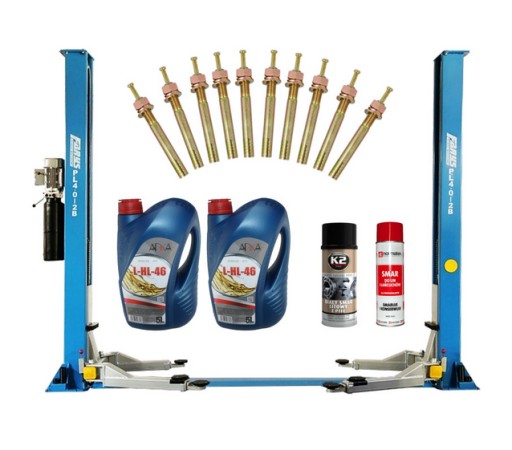 Двоколонний цеховий підйомник Напівавтоматичний 4T FR5070 масляно-масляні анкери