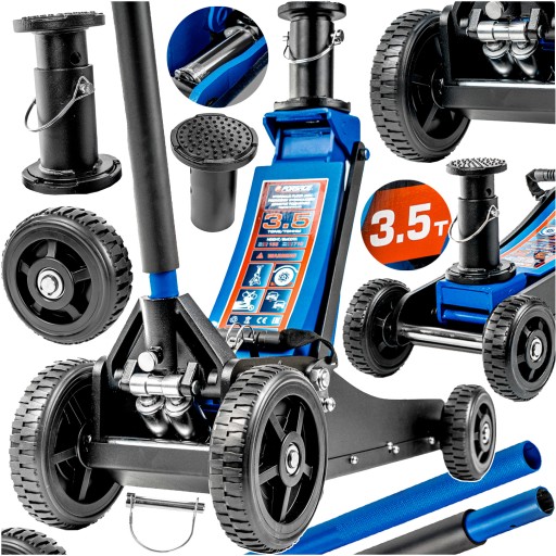 Автопідйомник ŻABA, гідравлічний, майстерня, 3т, ДОМКРАТ, 155-710мм