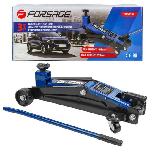 Автопідйомник ŻABA, гідравлічний, майстерня, домкрат 3т 195-533мм