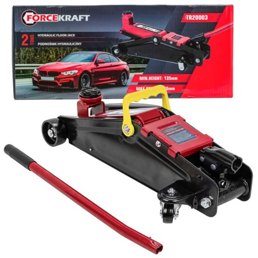 Домкрат гідравлічний домкрат 2Т жаба + гума 135-390ММ