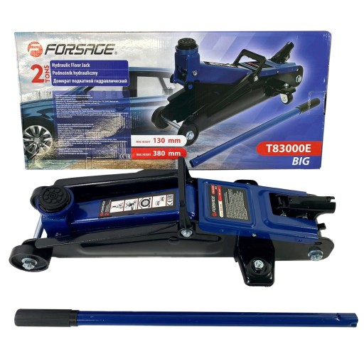 Домкрат гідравлічний вантажопідйомністю 2т, гумове жабо