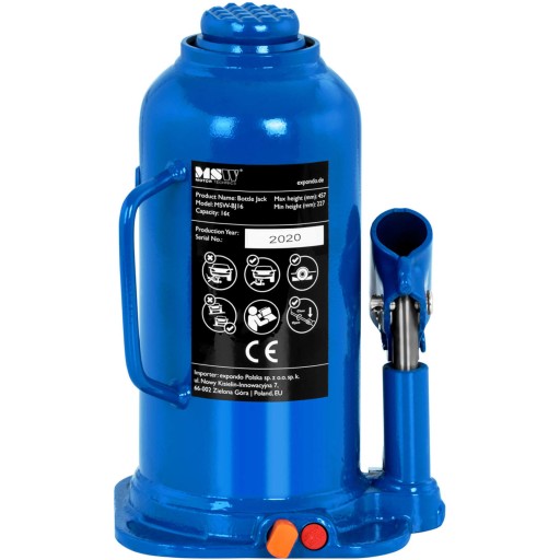 Гидравлический баллонный домкрат 227 - 457 мм 16 тддд