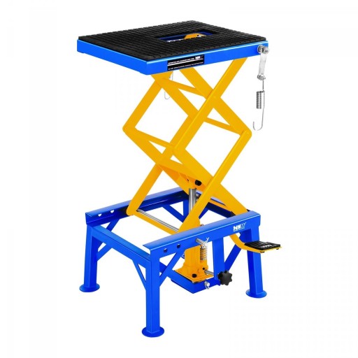 MSW MSW-MHB-135 мотоциклетный подъемник 135 кг синий и желтый