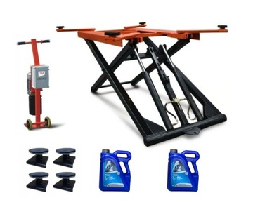 Мобильный автомобильный ножничный подъемник 2,8 тонны 1,45 м Регулируемый