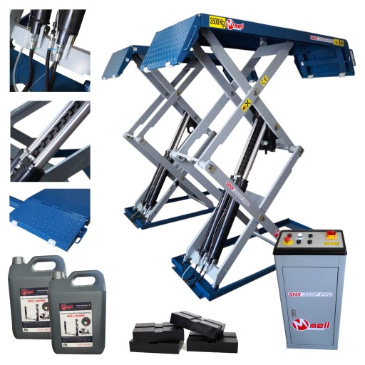 Напольный ножничный подъемник MELL PRO SNX350 3,5 т.